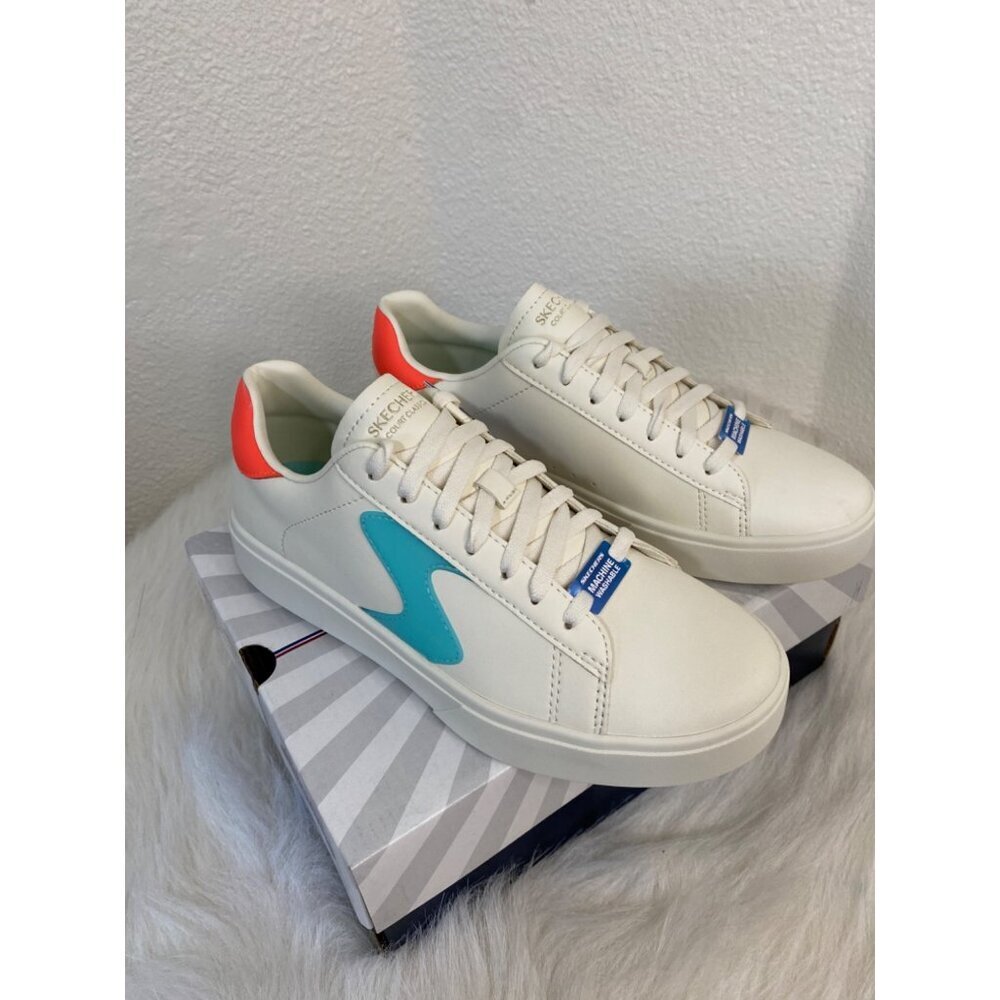 Skechers Court Classics Womens Sneakers Shoes Size 8 Casual Shoes Preppy